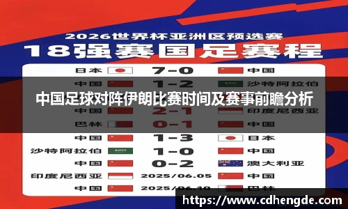 中国足球对阵伊朗比赛时间及赛事前瞻分析