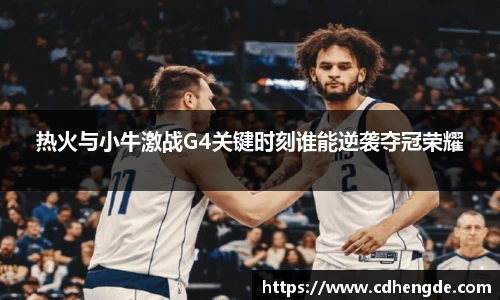 热火与小牛激战G4关键时刻谁能逆袭夺冠荣耀